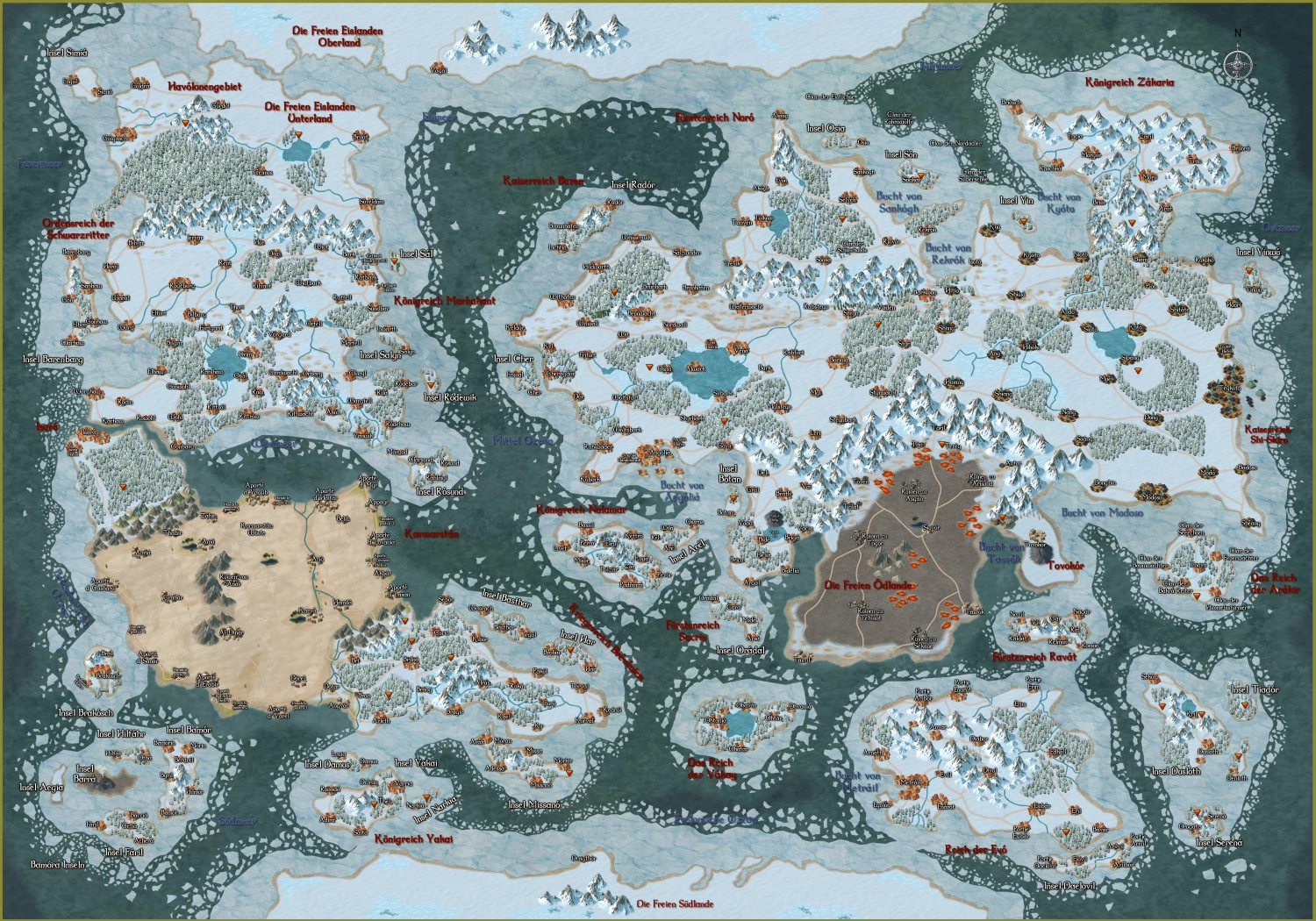 Nibelius Gaming - Winter karte